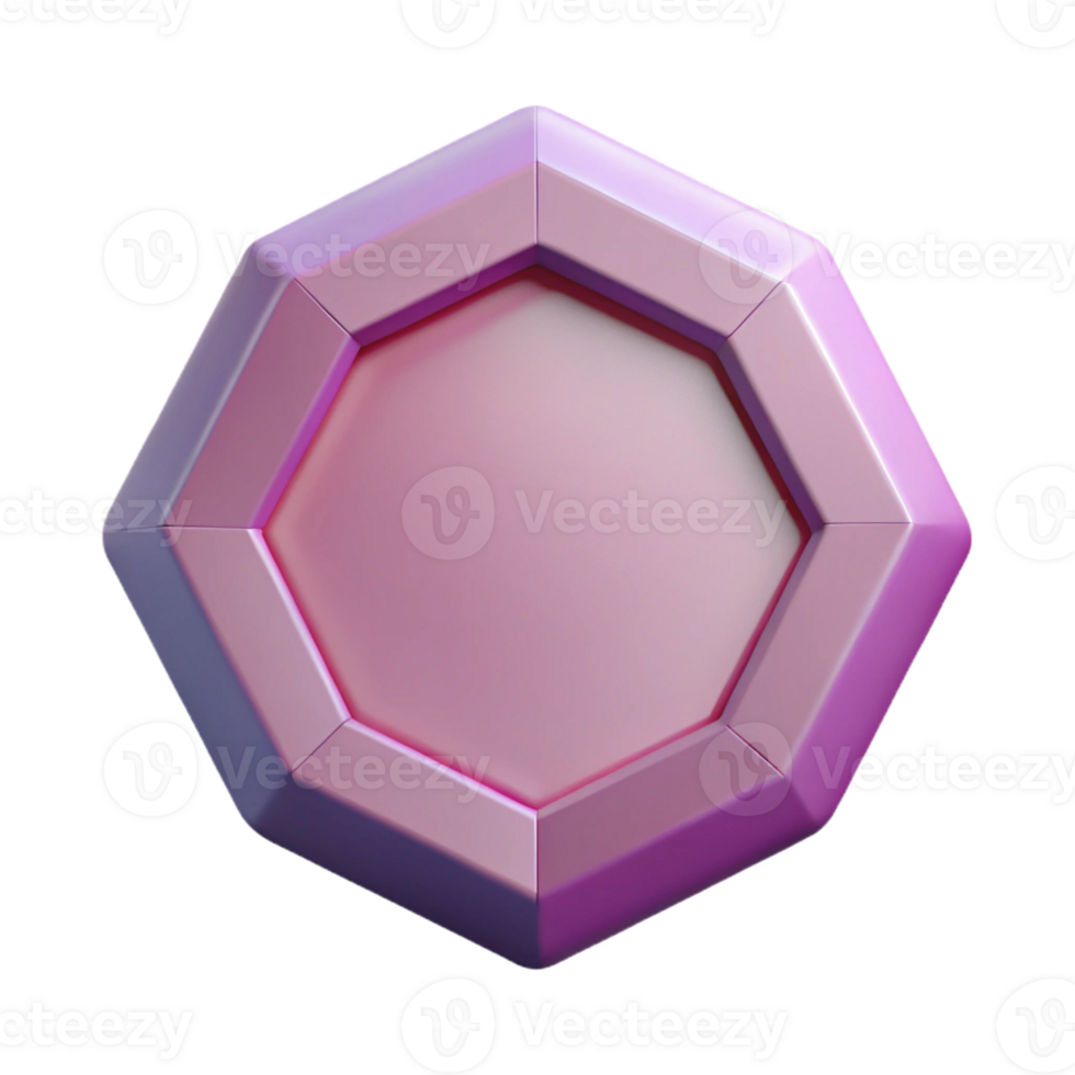 enchanting mysterious baroque Octagon pattern, symmetrical, flat color, crisp edges with Scalable Design. fine detail png