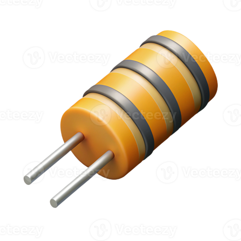 enchanting peaceful elegant Technical schematic of a simple resistor. Clean lines, with Scalable Design. sharp png