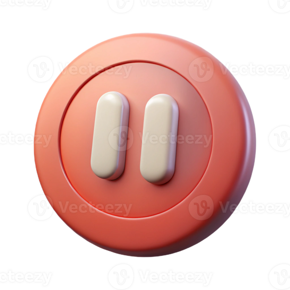sumptuous quintessential Pause button symbol. Crisp edges, scalable, single-weight stroke with Scalable Design. png