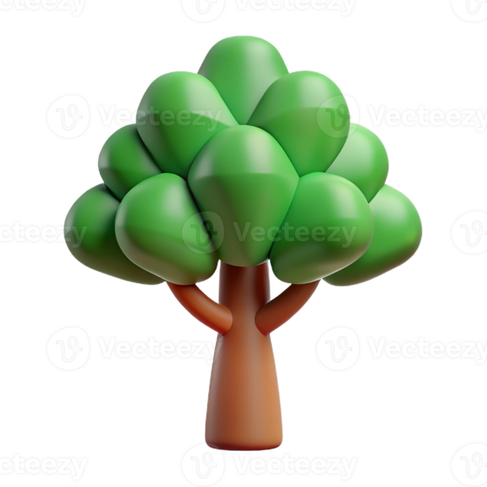 fascinating art deco Symmetrical abstract tree, flat color, with Scalable Design. professional png