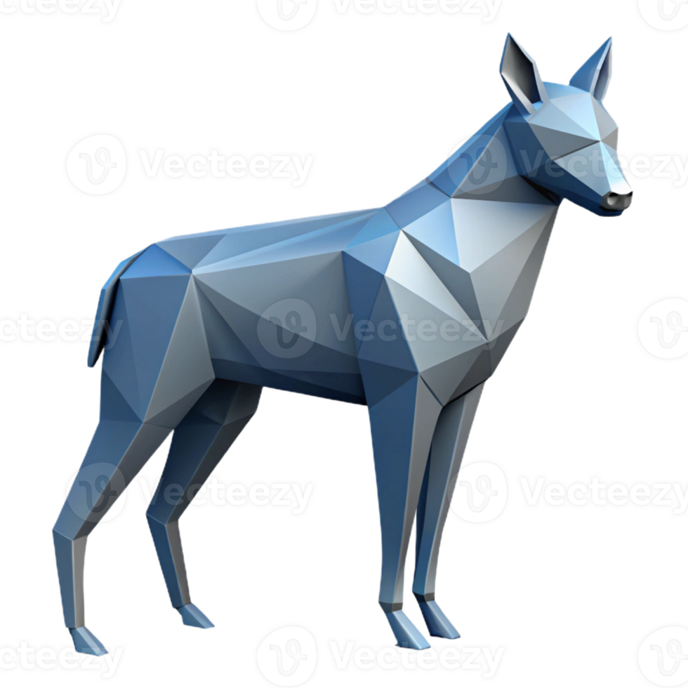 pristine passionate surreal Geometric animal silhouette, sharp edges, scalable, single-weight stroke with Scalable Design. expertly shot png