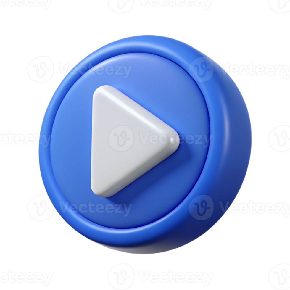 magnificent retro Play button icon. Triangle pointing right. Scalable, solid color with Scalable Design. 4K png