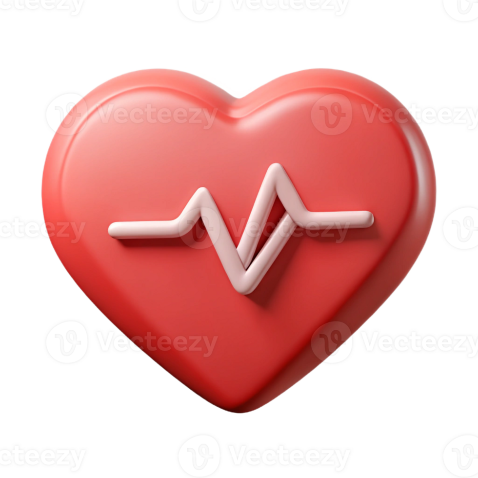 majestic bold gothic Heart icon for health or relationship data. Clean lines, flat color, with Scalable Design. 4K png