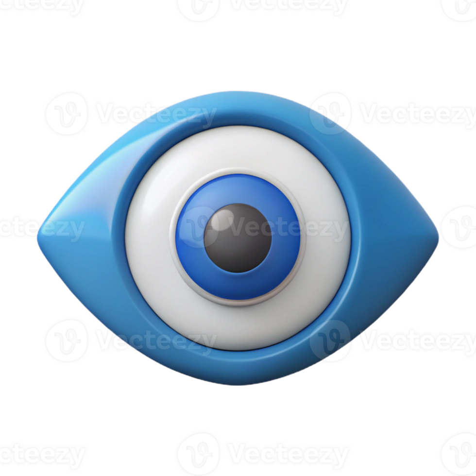 bold serene Eye pictogram. Symmetrical design, flat color, crisp edges with Scalable Design. luxury png