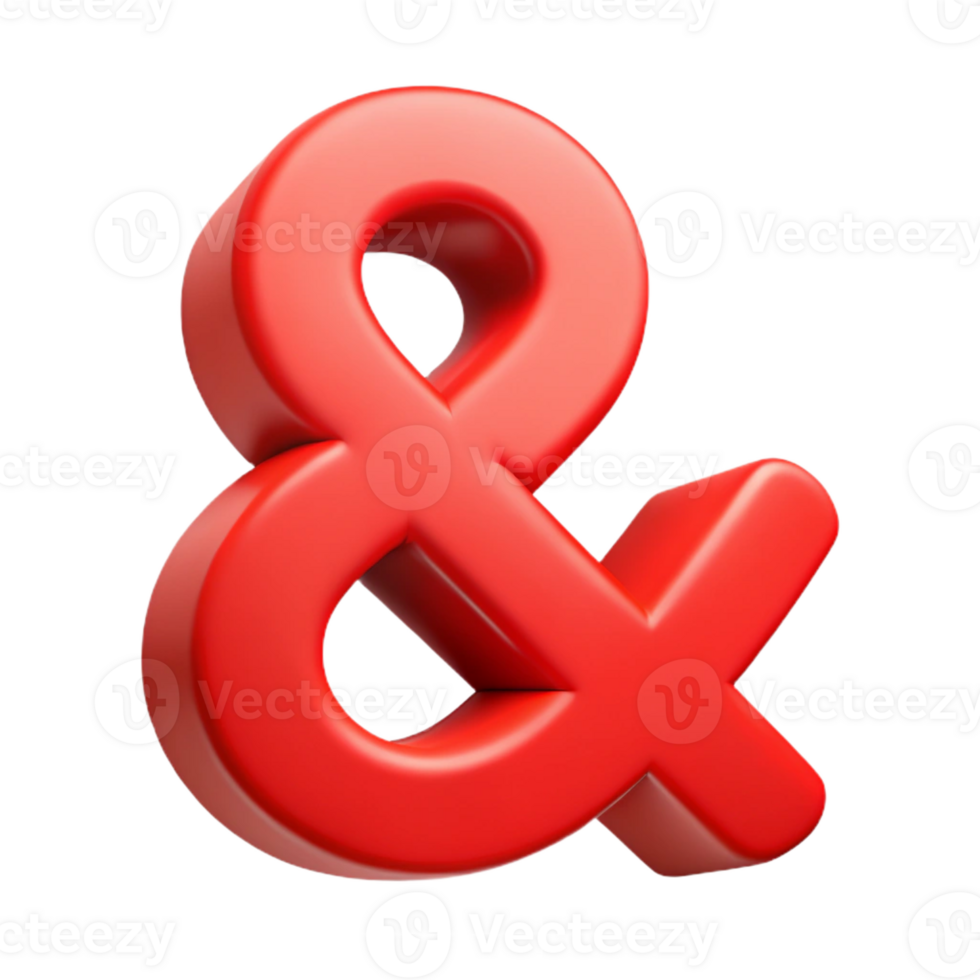 unparalleled coastal Minimal, geometric ampersand in bright red. Scalable, single-weight stroke with Scalable Design. gallery standard png