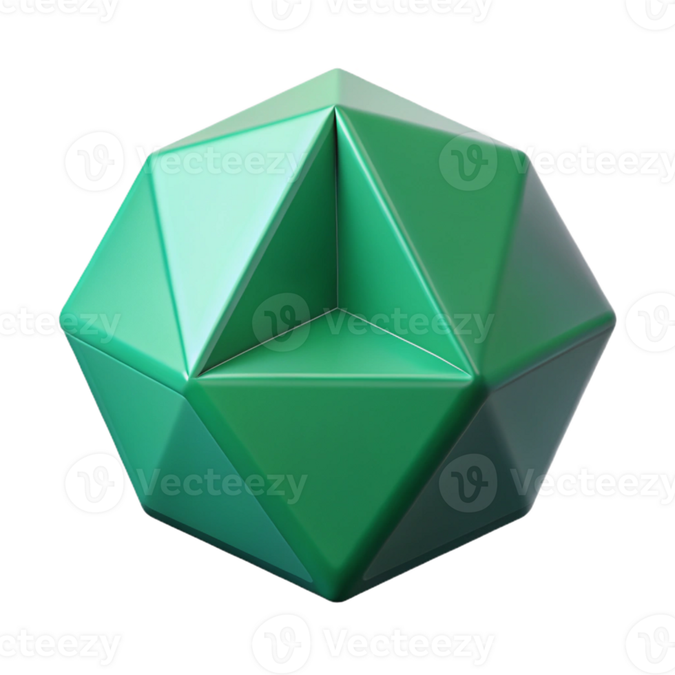 exemplary rustic Geometric pentagon with crisp edges and a flat green color with Scalable Design. crisp png