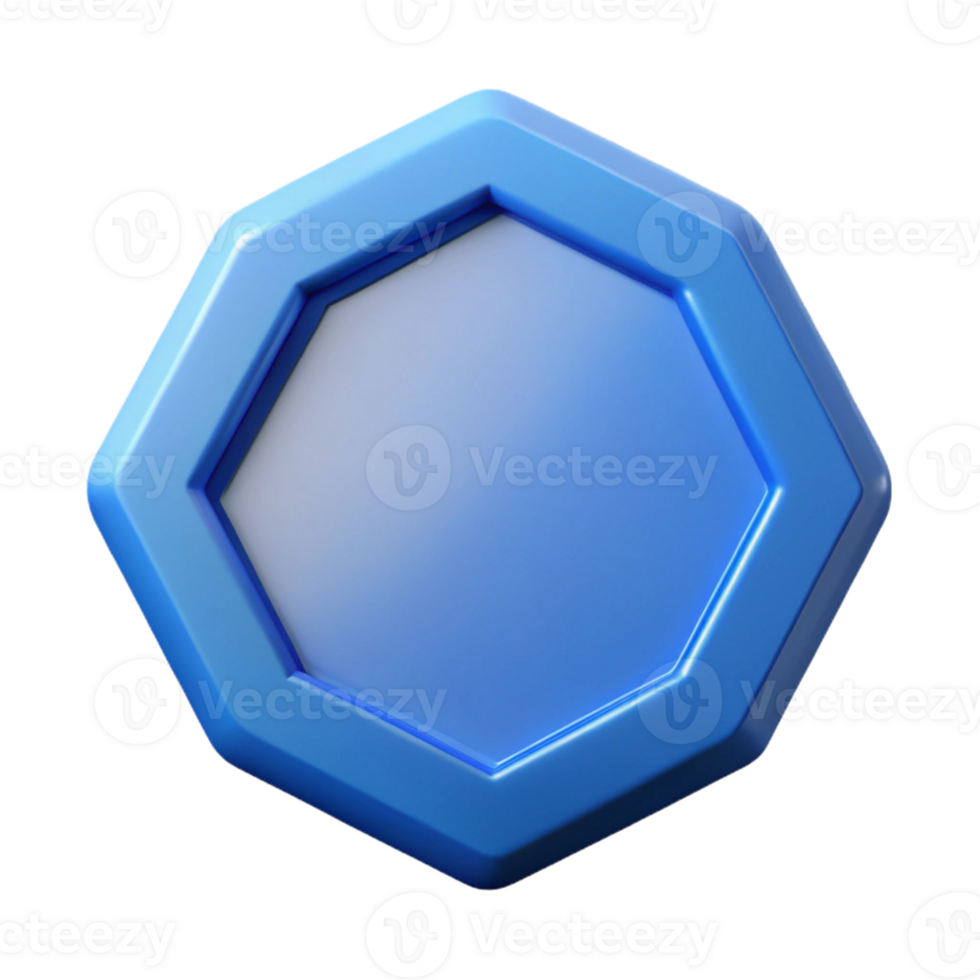 iconic abstract Octagon with a central square. Crisp edges, symmetrical, with Scalable Design. masterfully captured png