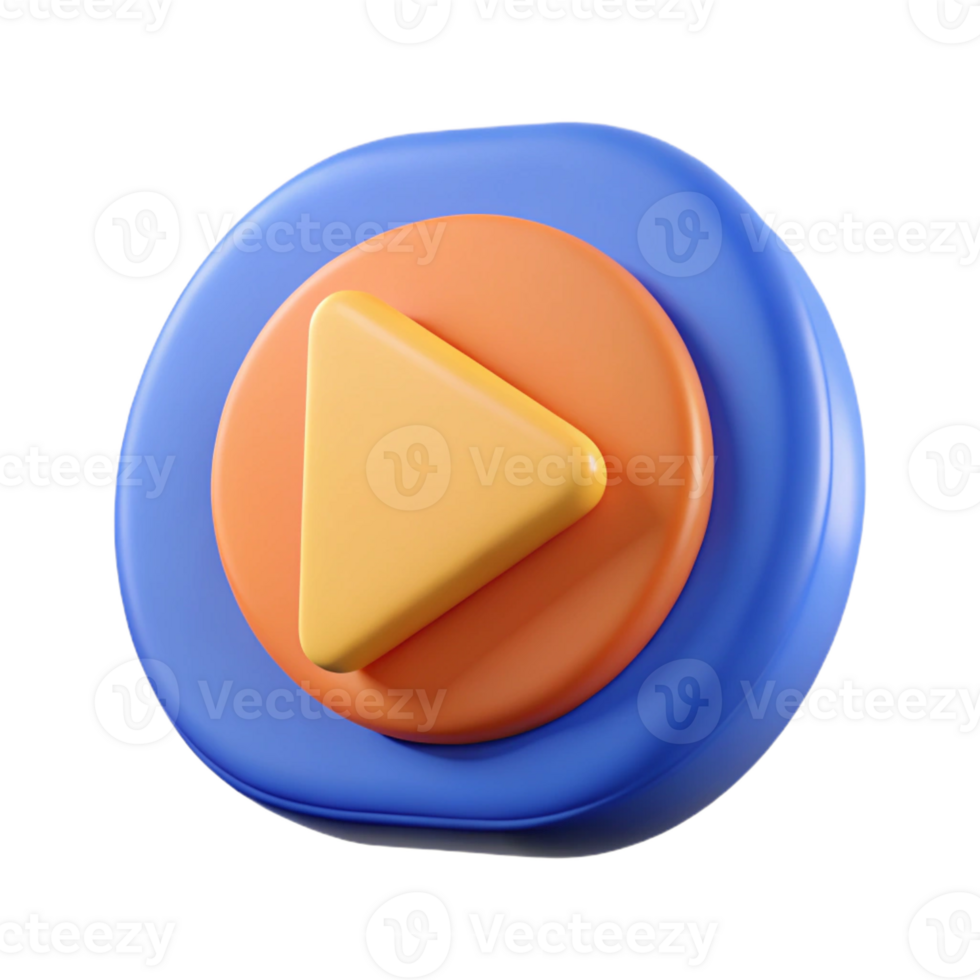 reflective mesmerizing Play icon representing start or media. Single-weight stroke, flat color, with Scalable Design. elite png