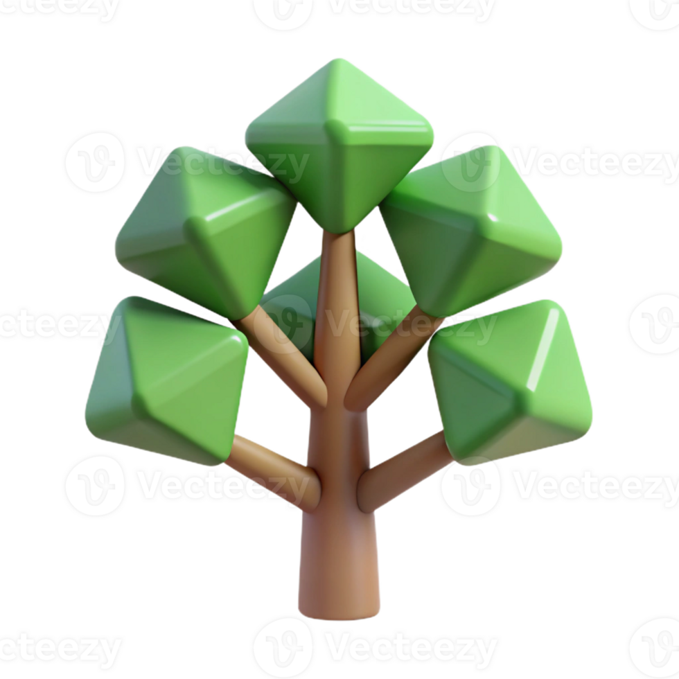 serene classic Stylized geometric tree, single-weight stroke, clean lines. Scalable, minimal design with Scalable Design. refined png