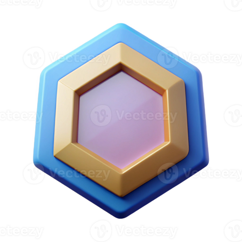 wonderful notable A stylized octagon symbol. Clean lines, flat color, with Scalable Design. png