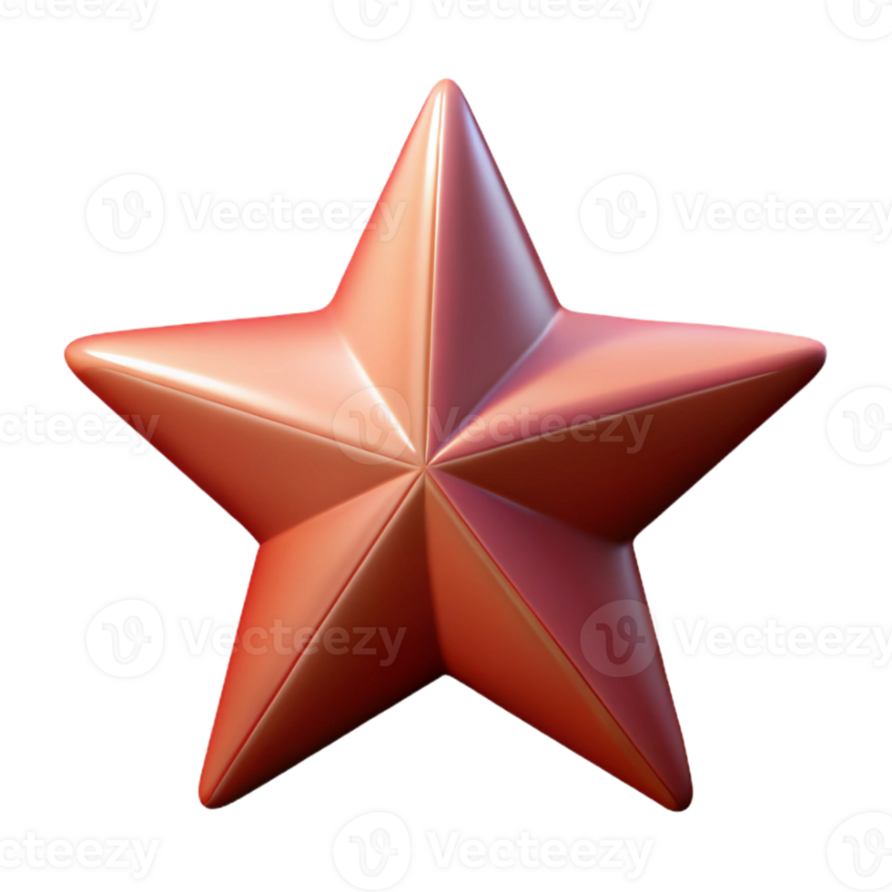 beautiful nostalgic renaissance Five-pointed star with flat color fill. Symmetrical, crisp edges with Scalable Design. expertly shot png
