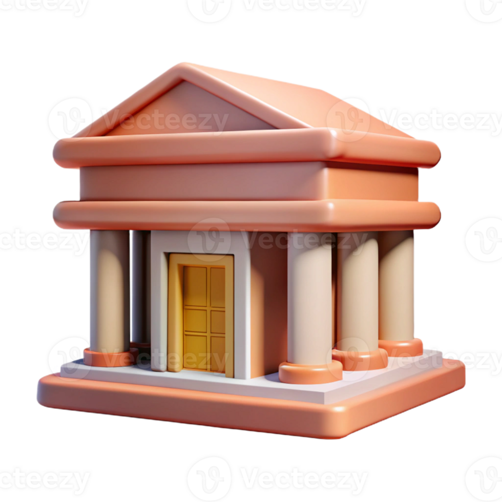 remarkable impressionist Front view of a building facade. Scalable, minimal, single-weight stroke with Scalable Design. ultra HD png