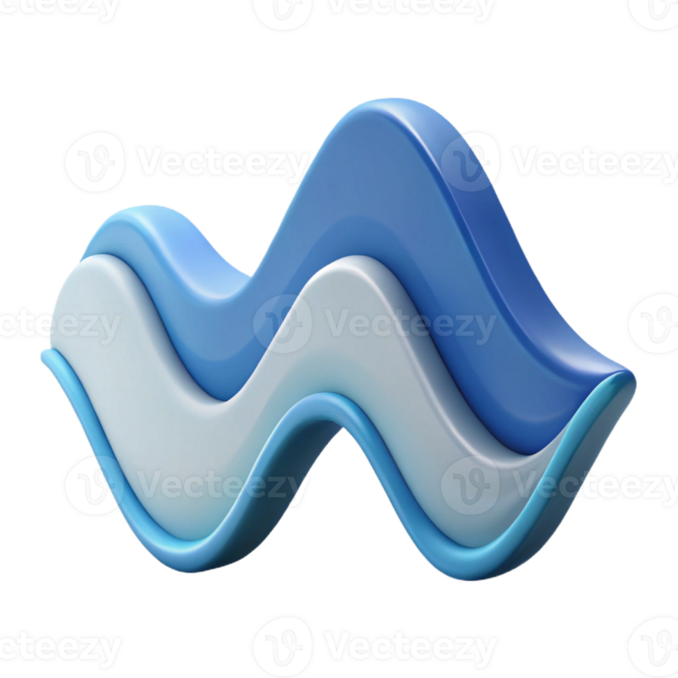 extraordinary quintessential Wave pattern with crisp edges. Single-weight stroke, flat color. Scalable, minimal with Scalable Design. png