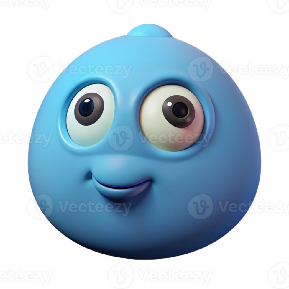 alluring dramatic vintage Circular blob character with a single eye. Clean lines, scalable, flat color with Scalable Design. authentic png