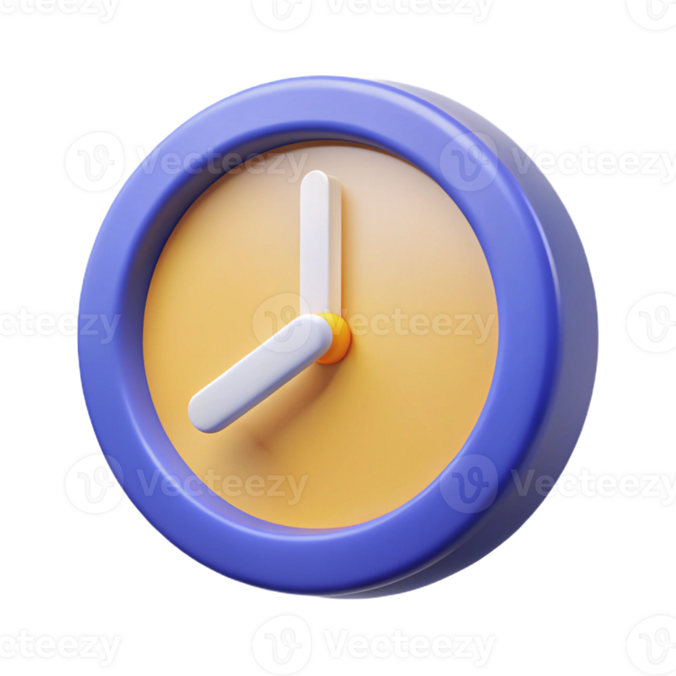 exquisite dreamy nordic Minimalist clock icon, single-weight stroke. Flat color, crisp edges, with Scalable Design. exclusive png