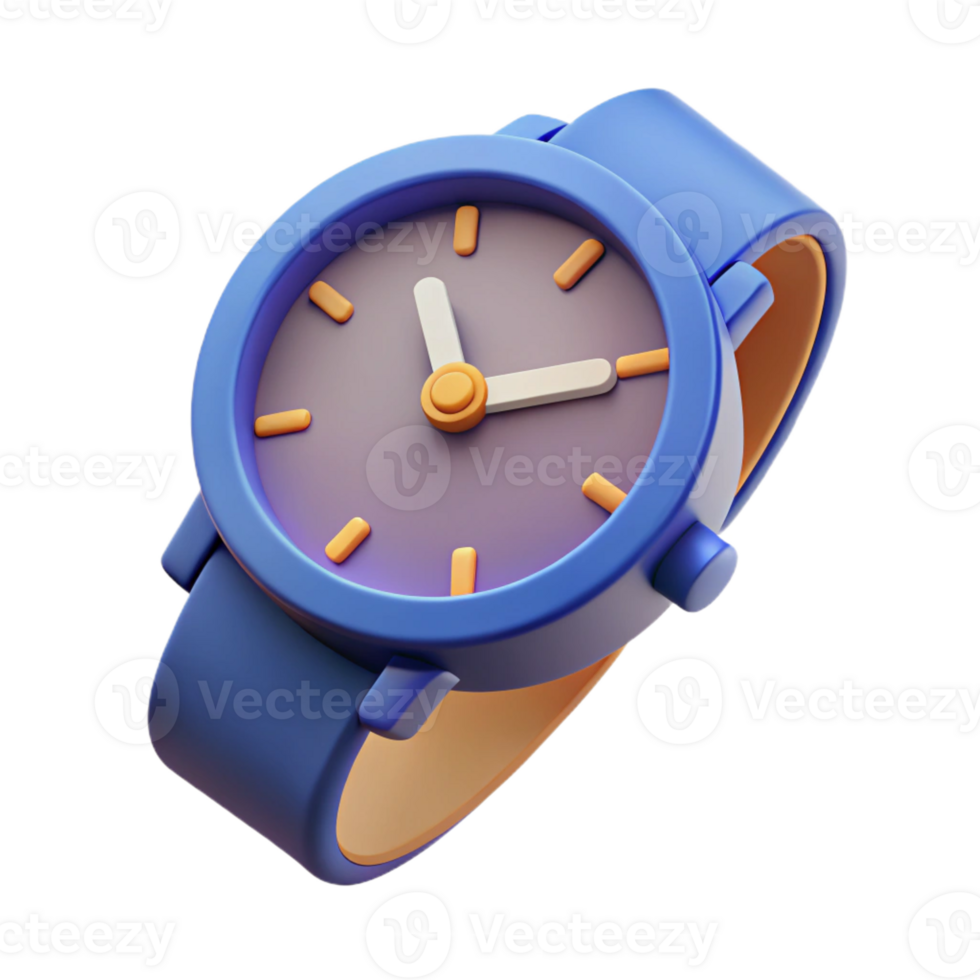 mysterious vibrant Crisp edges, flat color design of a watch. Minimal, symmetrical with Scalable Design. original png