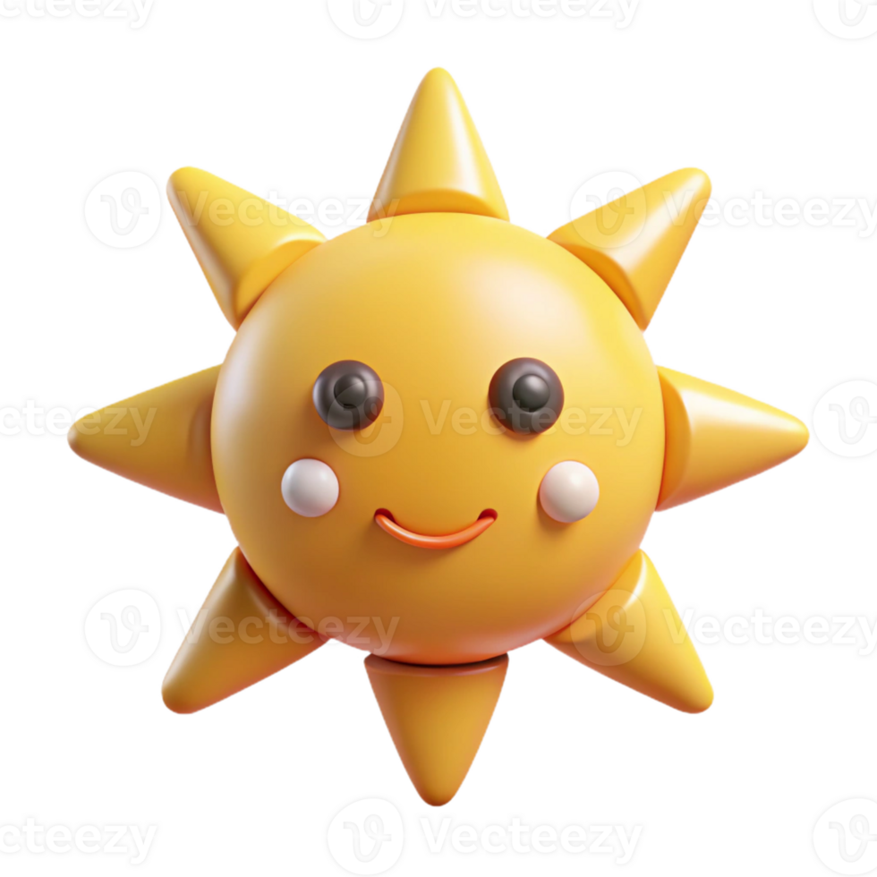 majestic modern A stylized sun character with triangular rays. Symmetrical, flat color, with Scalable Design. precision png