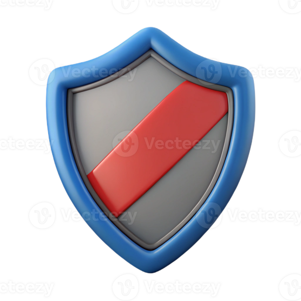 enchanting whimsical modern Shield badge with a single horizontal stripe. Single-weight stroke, flat color, clean lines with Scalable Design. top-tier png