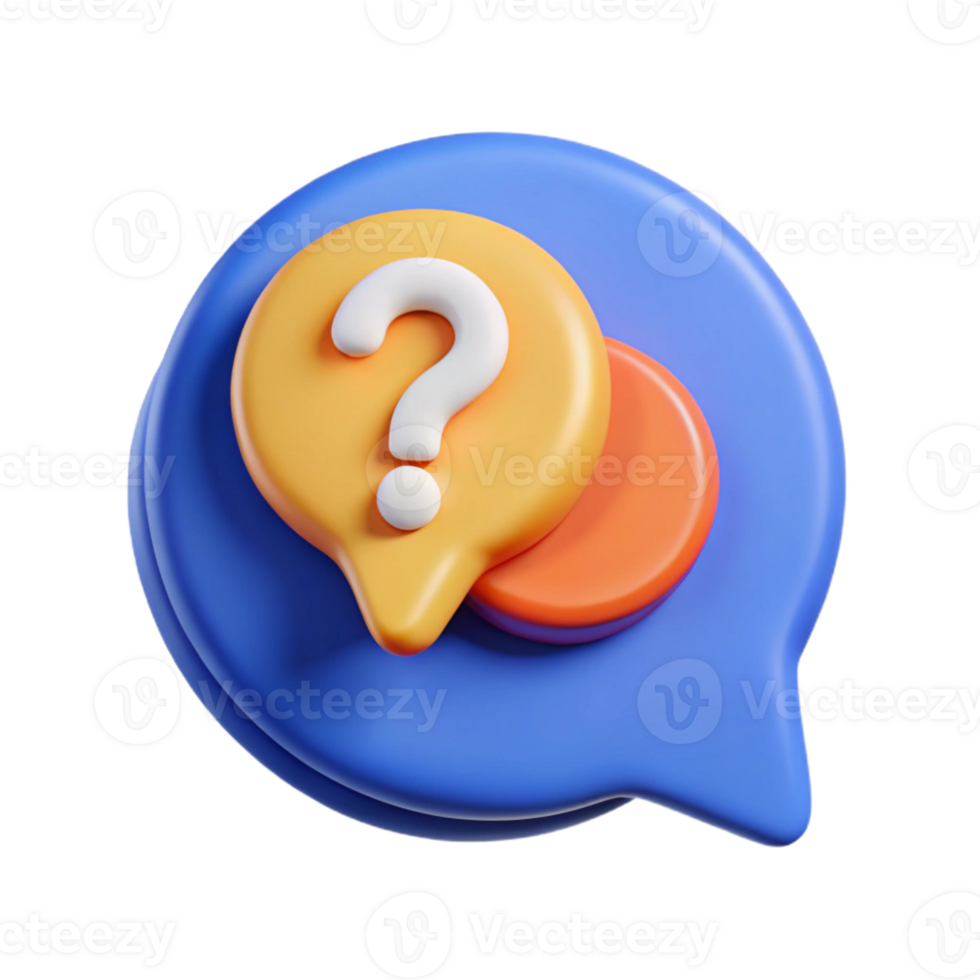 gorgeous exemplary Speech bubble badge with a question mark. Scalable, crisp edges, minimal with Scalable Design. png