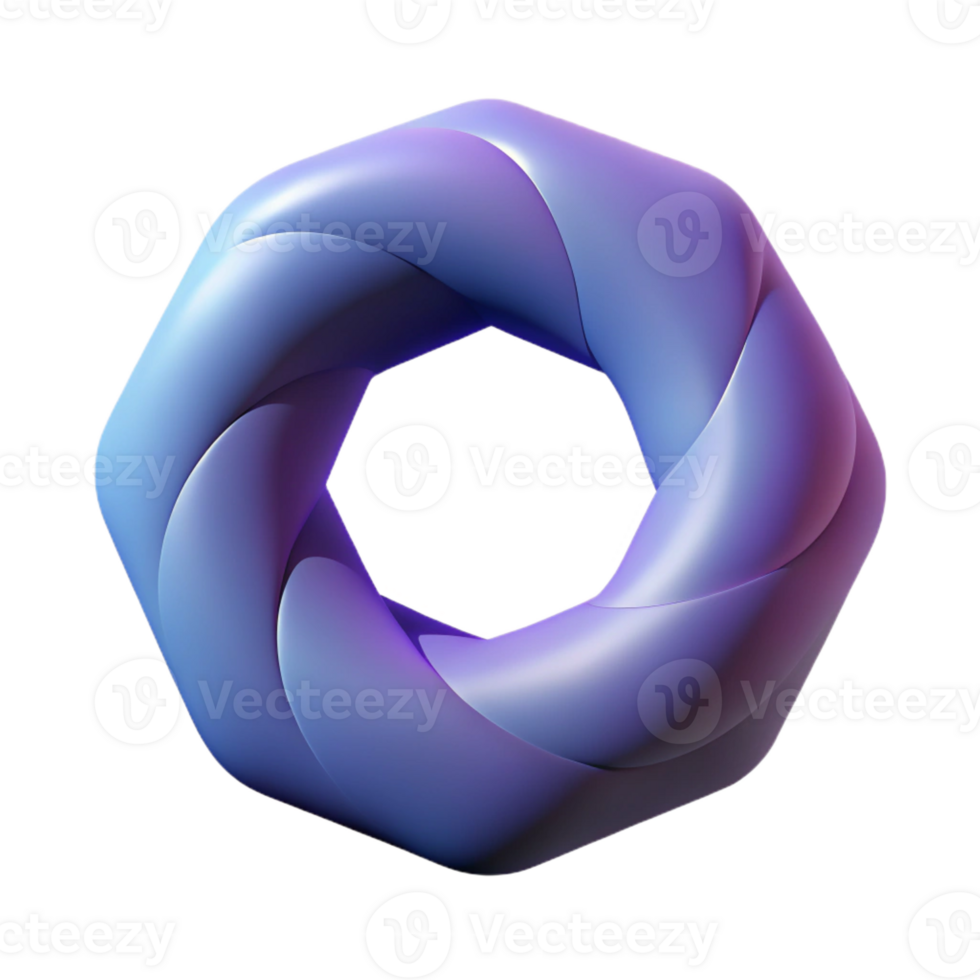 splendid passionate minimalist Geometric silhouette of a torus. Crisp edges, single-weight stroke, with Scalable Design. studio quality png