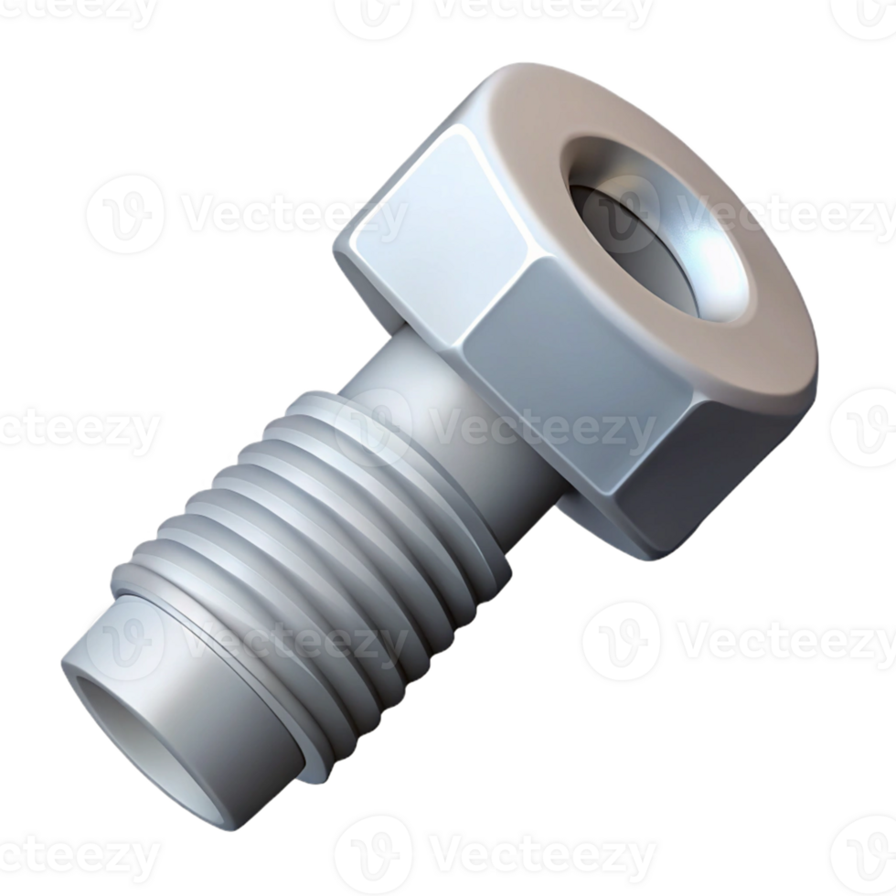 breathtaking mysterious minimalist Technical drawing of a bolt and nut. Clean lines, scalable design, single-weight stroke with Scalable Design. expertly shot png