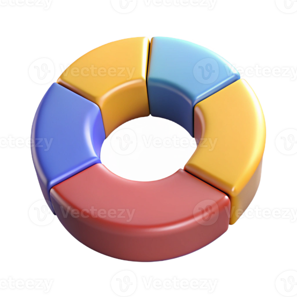 harmonious exquisite Circular infographic with five segments, different flat colors. Clean lines, minimal design with Scalable Design. gallery standard png