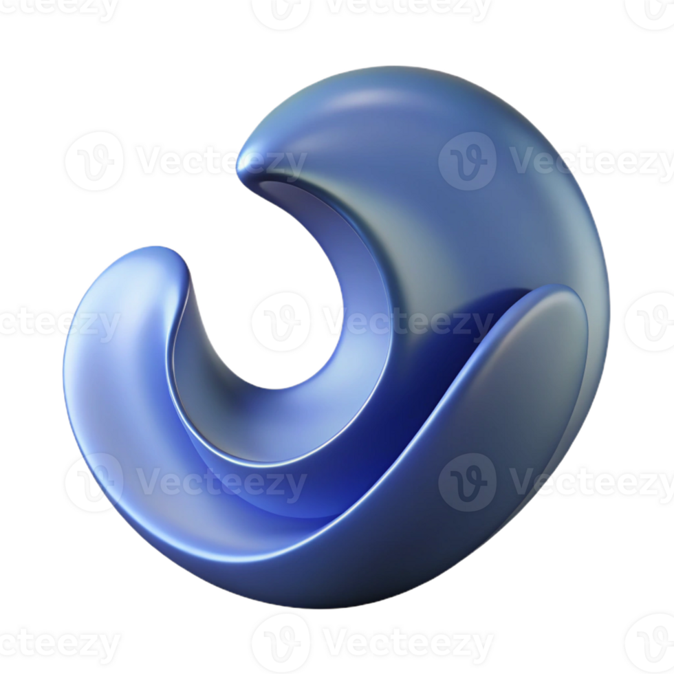fascinating memorable Abstract shape resembling a wave. Clean lines, single-weight stroke with Scalable Design. png