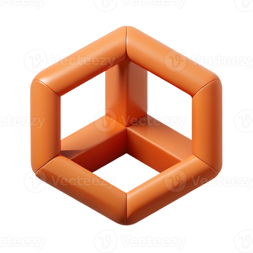 dramatic signature Geometric logo of a cylinder. Clean lines, minimal, crisp edges with Scalable Design. png