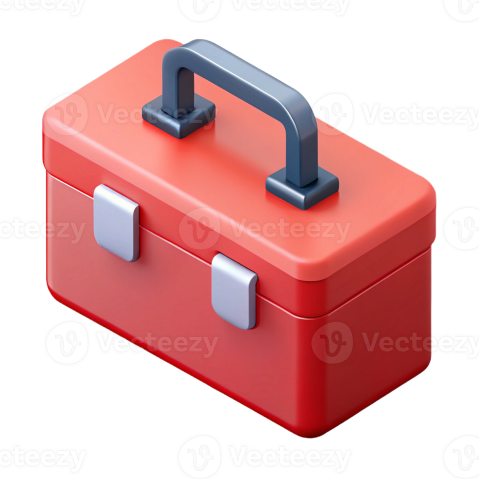 immaculate inspired Minimal isometric toolbox, single-weight stroke, red with Scalable Design. png