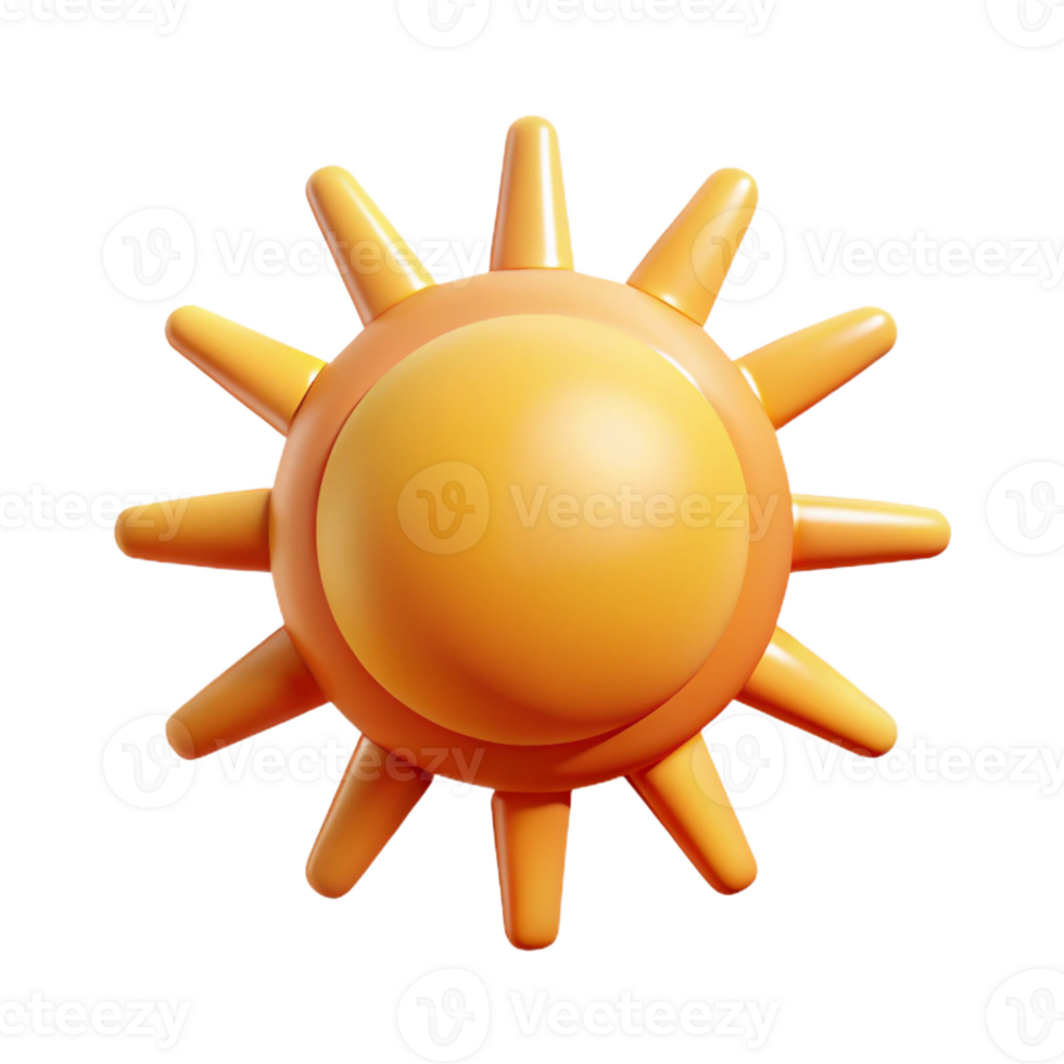 acclaimed industrial Symmetrical, flat color design of a sun with crisp edges with Scalable Design. detailed png
