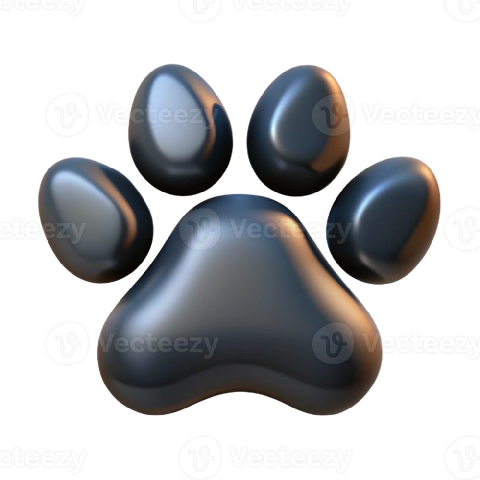 spectacular harmonious nordic Stylized paw print with sharp edges and a flat black color. with Scalable Design. gallery standard png