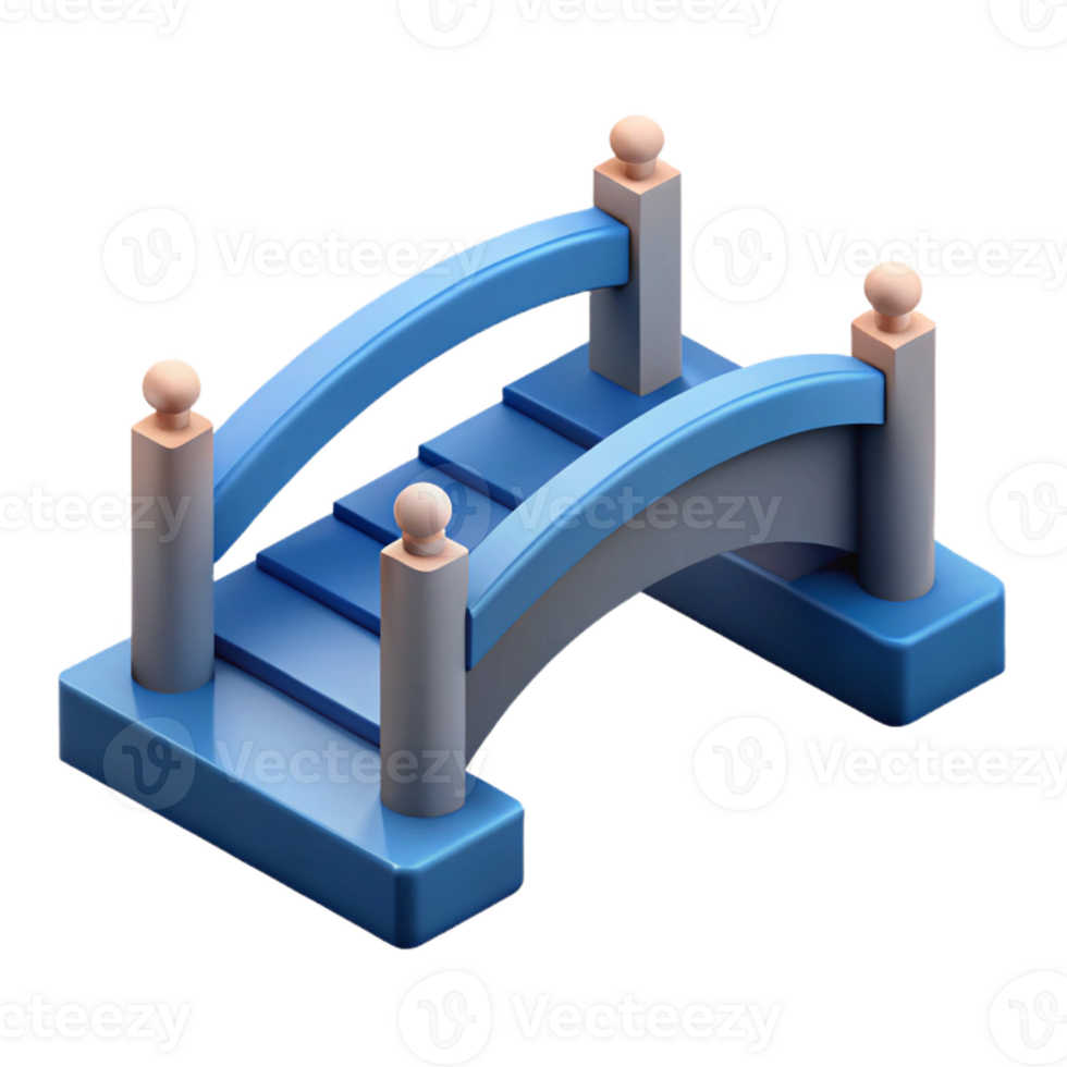 sought-after coastal Scalable isometric bridge. Minimal design with Scalable Design. handcrafted png