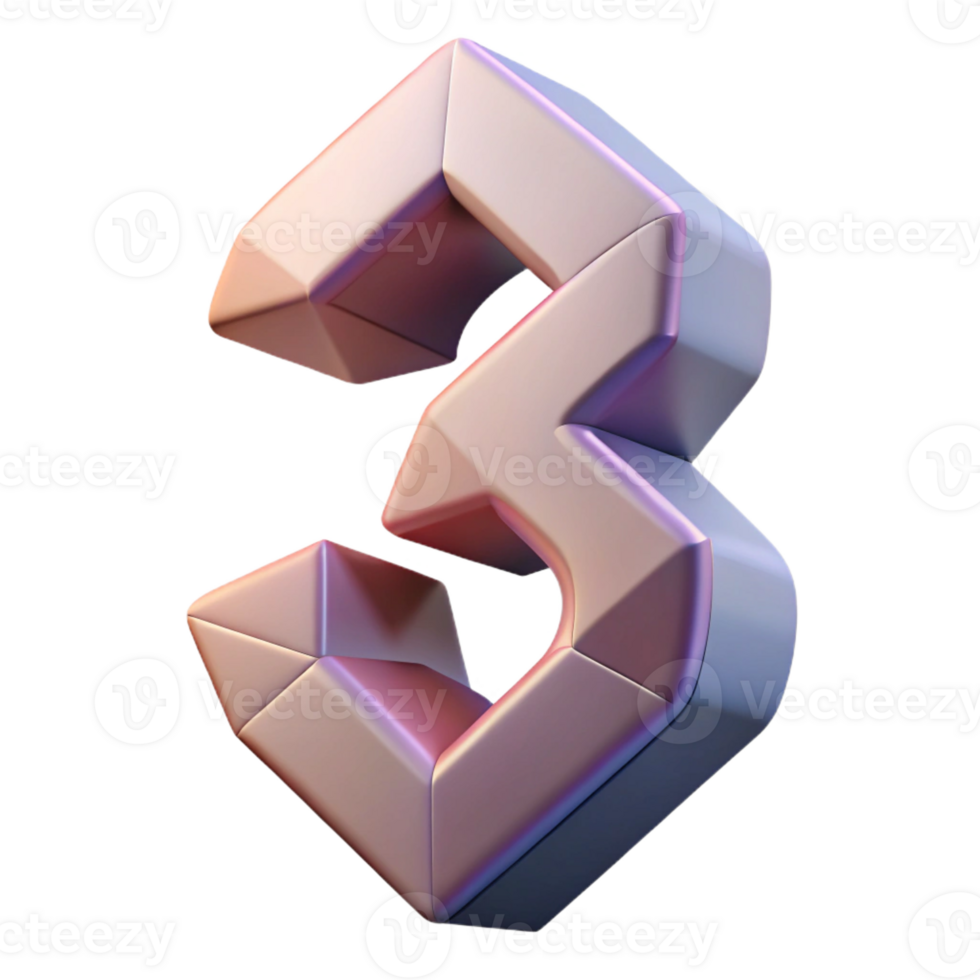 acclaimed geometric Geometric number, clean lines, minimal, single-weight stroke with Scalable Design. professional png