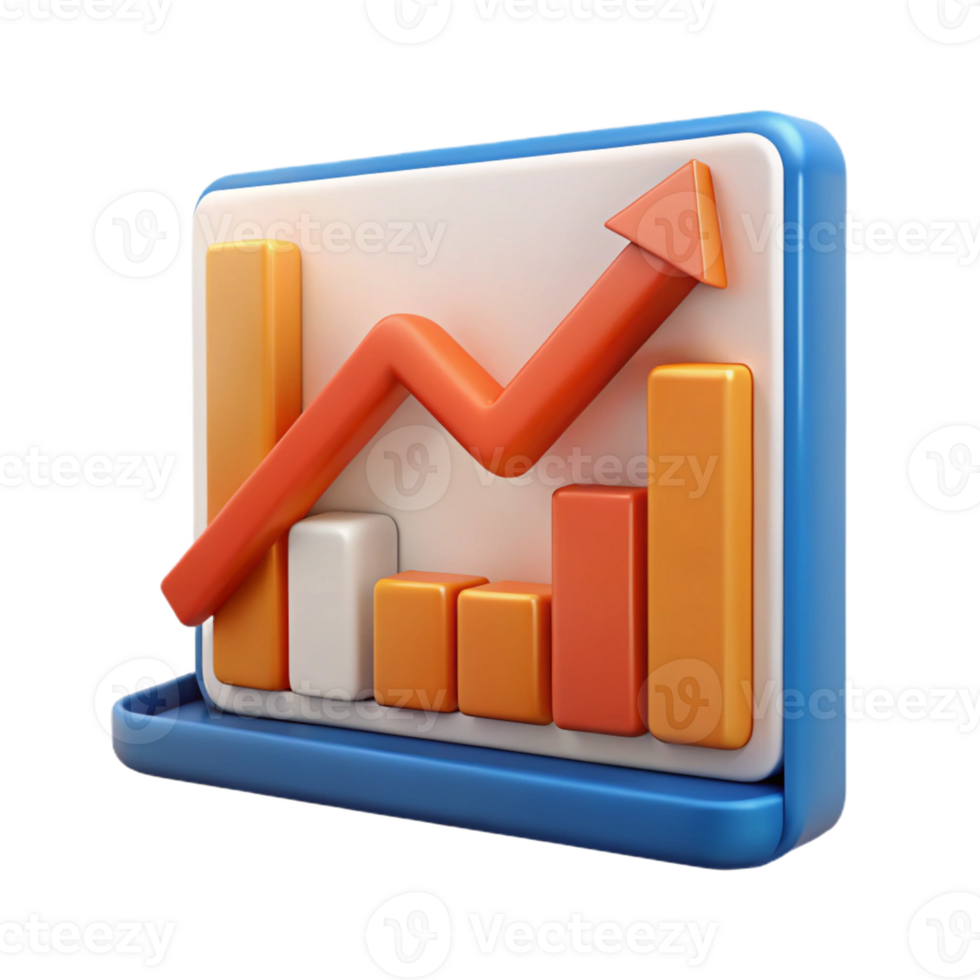 joyful breathtaking Chart depicting a declining trend. Clean lines, flat color, crisp edges with Scalable Design. crisp png