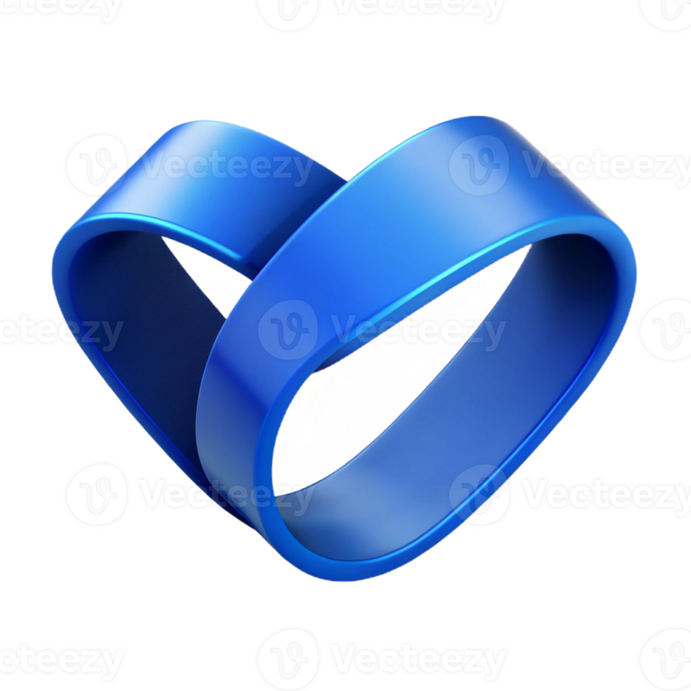fascinating melancholic futuristic Crisp edges, abstract ribbon shape, single-weight stroke, flat blue with Scalable Design. genuine png