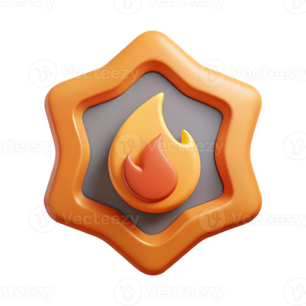 celebrated baroque Flame badge, clean lines. Flat color, minimal design, with Scalable Design. 8K png