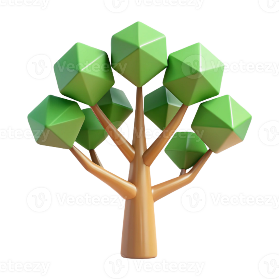 iconic nordic Stylized tree with geometric branches. Crisp edges, flat color, single-weight stroke with Scalable Design. gallery standard png