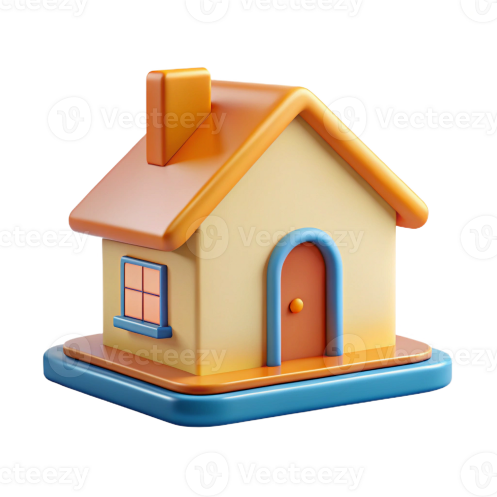 joyful exquisite Scalable outline of a house. Single-weight stroke, minimal design, flat color with Scalable Design. crisp png