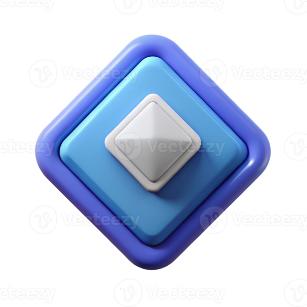 inspired industrial Diamond-shaped badge with vertical line. Single-weight stroke, symmetrical, flat color with Scalable Design. expertly shot png