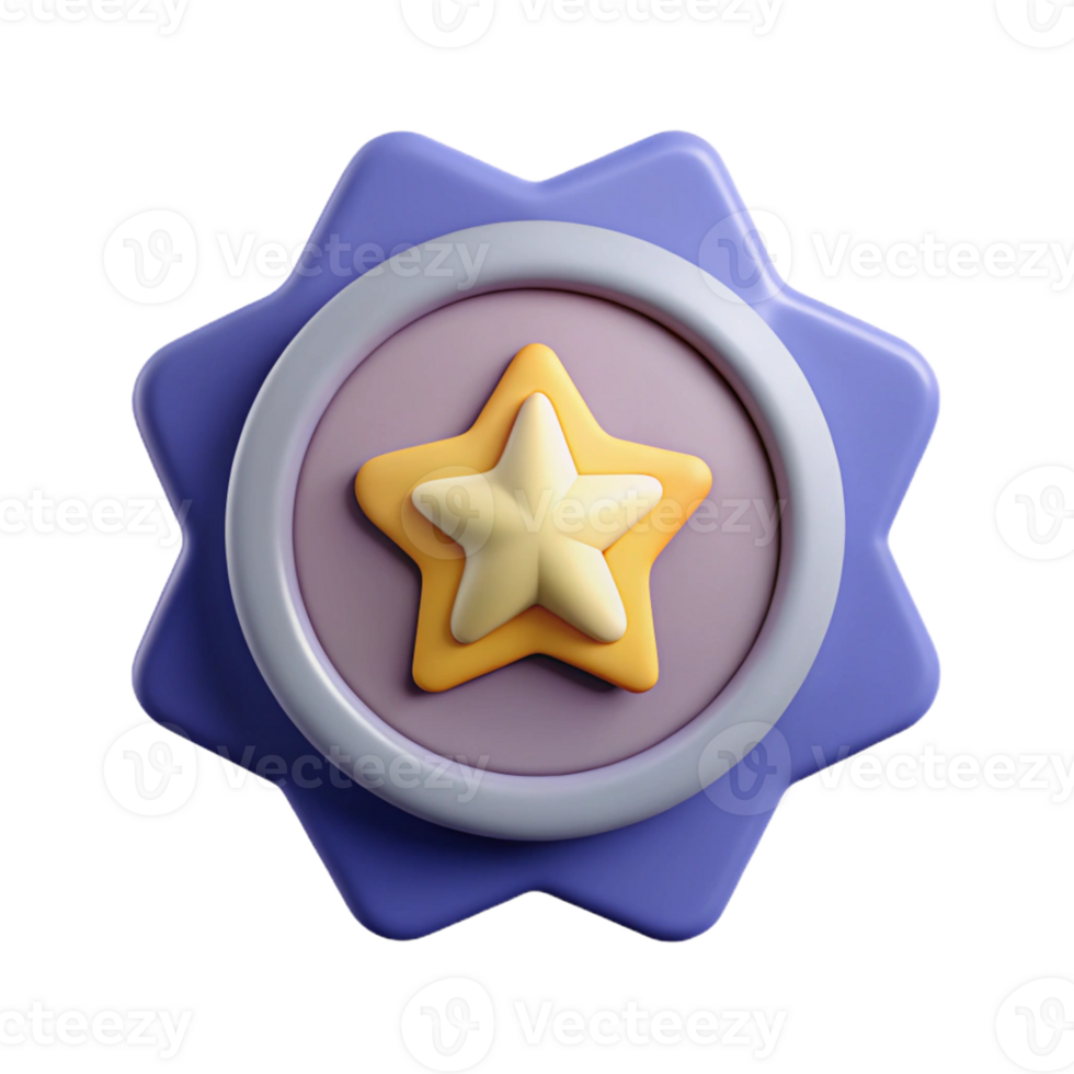 elegant celebrated Circular badge with a star. Clean lines, flat color, minimal design with Scalable Design. png