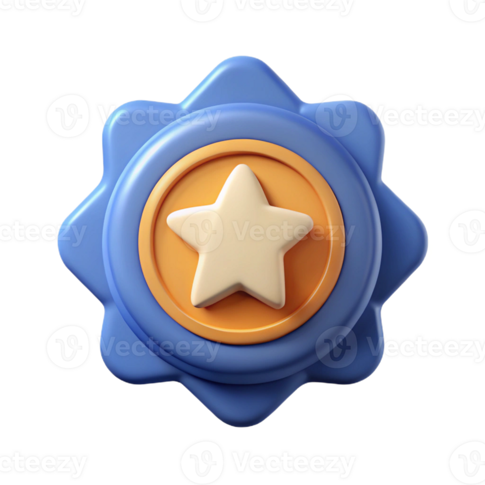 rare modern Circular badge with a stylized star. Clean lines, flat color, crisp edges with Scalable Design. exclusive png