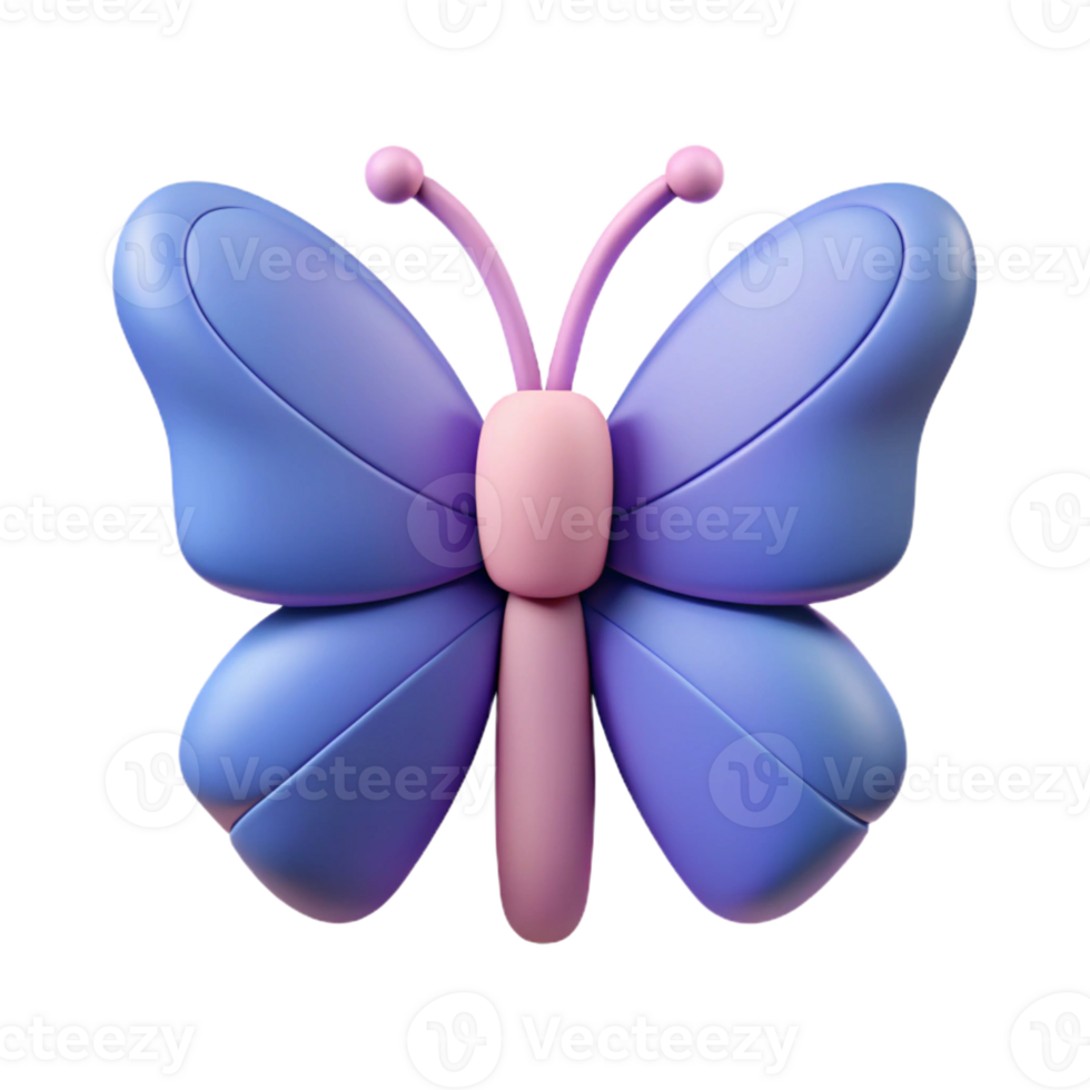 standout impressionist Symmetrical abstract butterfly, flat color. Clean lines, minimal, with Scalable Design. high resolution png