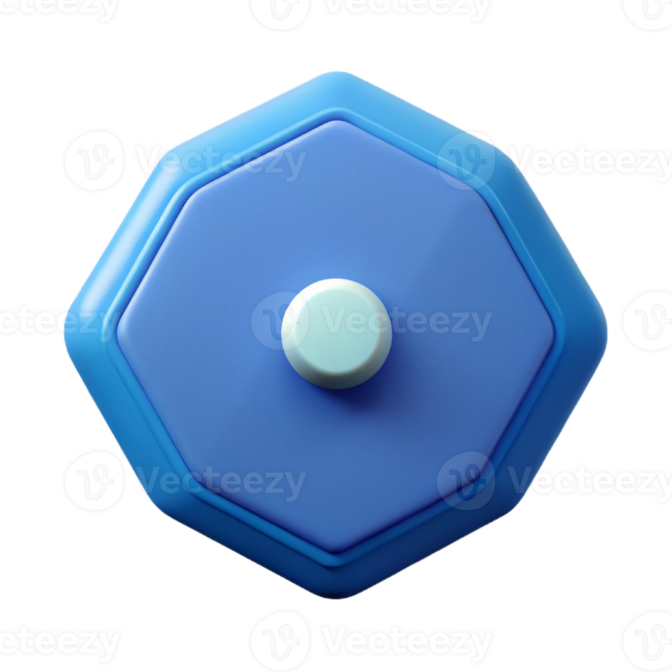 mesmerizing impressionist Hexagonal character with a single central dot. Crisp edges, flat color, minimal with Scalable Design. high quality png