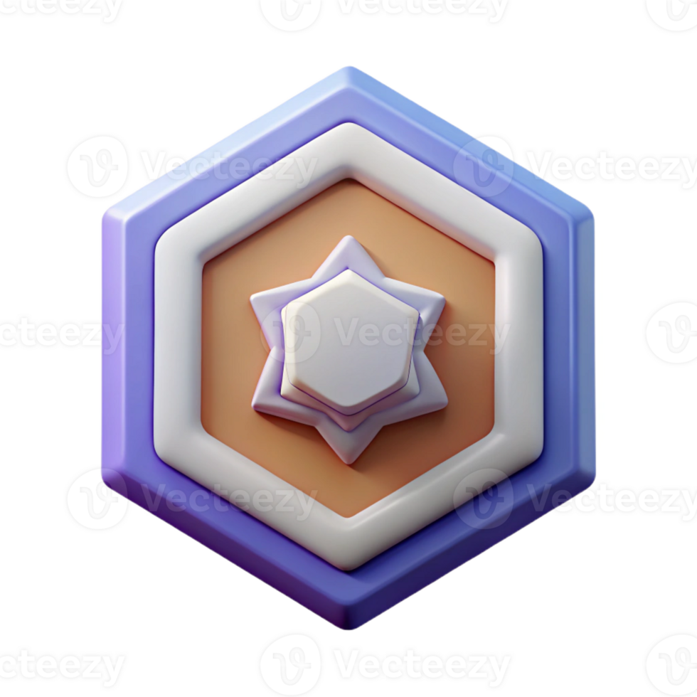 mesmerizing acclaimed Pentagon badge with a central circle. Geometric, single-weight stroke, minimal with Scalable Design. png