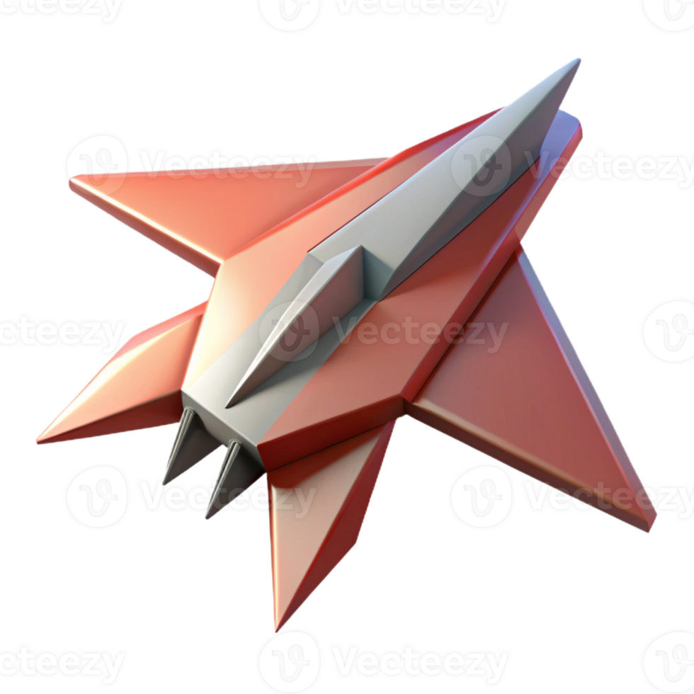 unparalleled geometric A geometric spaceship with sharp wings. Minimal design, flat color. with Scalable Design. precision png