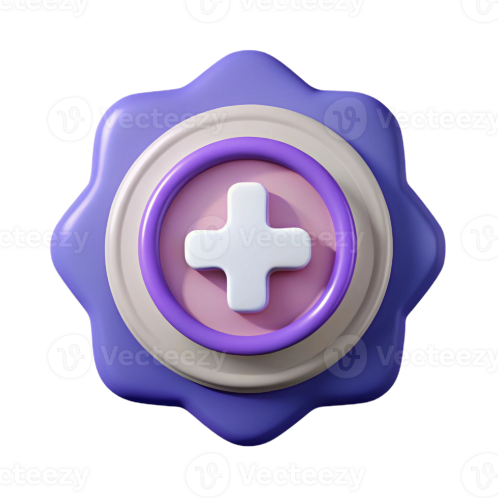 celebrated renaissance Circular badge with plus symbol. Crisp edges, scalable, clean lines with Scalable Design. professional png
