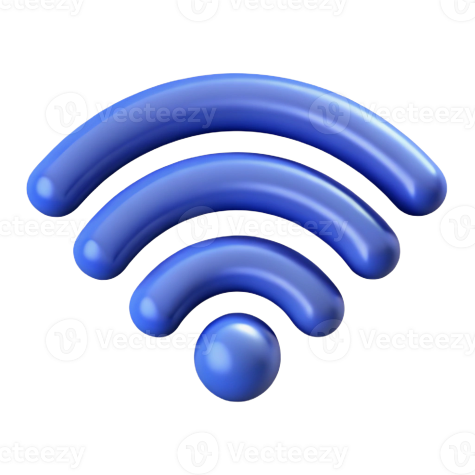 elegant bohemian Wi-Fi icon with three curved lines. Crisp edges, single-weight stroke with Scalable Design. premium png