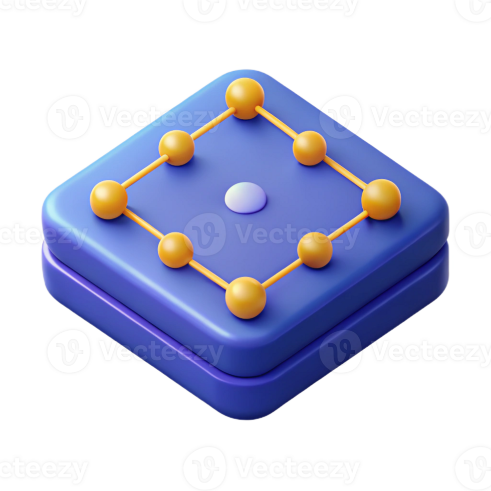 spectacular notable Geometric monoline cube. Single-weight stroke, flat color with Scalable Design. png