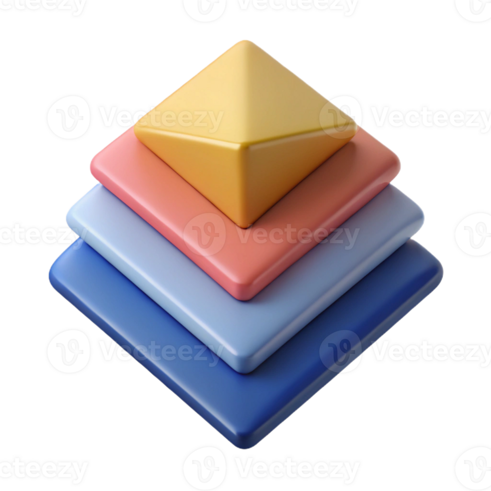 rare geometric Overlapping trapezoids, flat color, geometric, clean lines, with Scalable Design. ultra HD png
