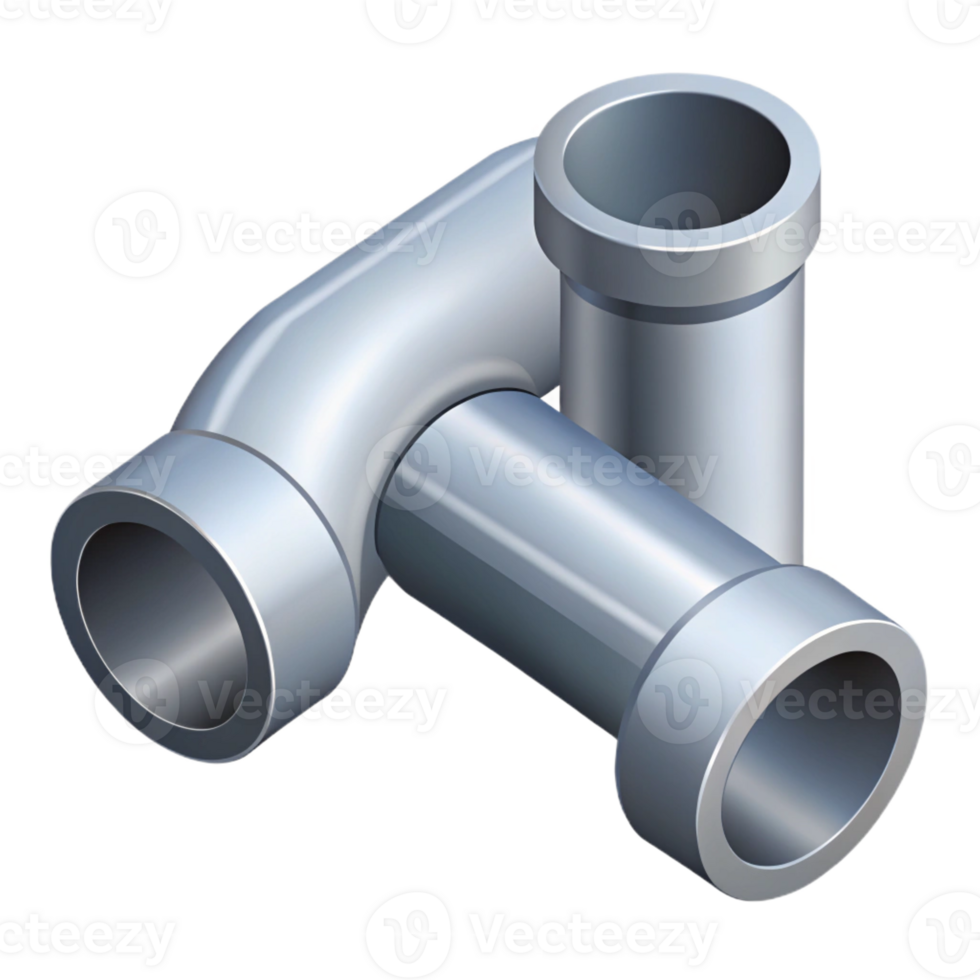 joyful glorious Clean lines isometric pipe, scalable, grey with Scalable Design. original png
